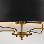 Подвесной светильник с конусовидным металлическим абажуром черного цвета Kichler варинант исполнения - 15 | Loft Concept в Казани