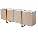 Комод с мраморной столешницей Uniqueness Marble варинант исполнения - 1 | Loft Concept в Казани