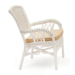 Комплект обеденный из ротанга Eloise white варинант исполнения - 2 | Loft Concept в Казани