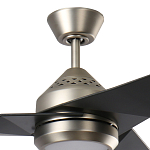 Люстра с вентилятором с черными лопастями Kichler варинант исполнения - 2 | Loft Concept в Казани