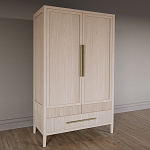 Шкаф платяной Primo с выдвижными ящиками шпон Черный дуб варинант исполнения - 3 | Loft Concept в Казани