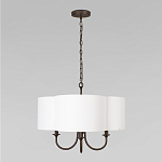 Люстра с белым текстильным абажуром Vitorino  варинант исполнения - 2 | Loft Concept в Казани
