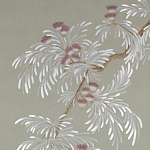 Обои ручная роспись Silk Tree Special Colourway on grey painted Xuan paper варинант исполнения - 1 | Loft Concept в Казани
