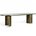 Дизайнерский рабочий стол из металла BLEVIO Table варинант исполнения - 10 | Loft Concept в Казани