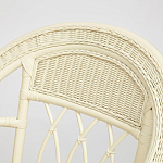 Комплект уличной мебели из ротанга Clara белый варинант исполнения - 4 | Loft Concept в Казани