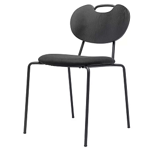 Стул с мягким сиденьем черный Stool Loft Black