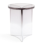 Стол журнальный круглый Acrylic Аether Smoke варинант исполнения - 3 | Loft Concept в Казани