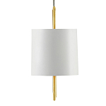 Люстра прямоугольная с белыми цилиндрическими абажурами White Ribbon варинант исполнения - 2 | Loft Concept в Казани