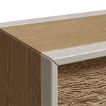 Комод 4 ящика с подсветкой на рельефном фасаде Warm Industrial варинант исполнения - 7 | Loft Concept в Казани