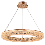 Люстра кольцевая с текстурной огранкой Reflection of Reality варинант исполнения - 1 | Loft Concept в Казани