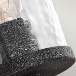 Бра с цилиндрическим плафоном из прозрачного рифленого стекла Feiss варинант исполнения - 4 | Loft Concept в Казани