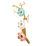 Бра с цветочным декором Miscellaneous herbs варинант исполнения - 2 | Loft Concept в Казани