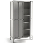 Шкаф серый Silva Grey Cabinet варинант исполнения - 3 | Loft Concept в Казани