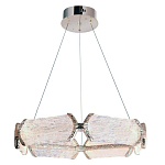 Люстра кольцевая с текстурным природным рисунком IceFlame варинант исполнения - 8 | Loft Concept в Казани