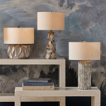 Настольная лампа с каркасом с состаренным эффектом Ancient Column варинант исполнения - 4 | Loft Concept в Казани