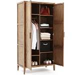 Шкаф из массива сосны с орнаментом "Ёлочка" Geometric Ornament варинант исполнения - 4 | Loft Concept в Казани