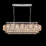 Люстра овальной формы хрустальная в неоклассическом стиле Majesty варинант исполнения - 4 | Loft Concept в Казани