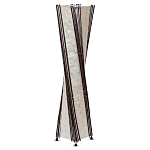 Торшер из перламутра на металлическом каркасе Indonesian Wave варинант исполнения - 1 | Loft Concept в Казани