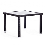 Обеденный комплект из искуственного ротанга Vintara черный варинант исполнения - 11 | Loft Concept в Казани