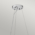 Люстра подвесная круглая с множеством вертикальных прямоугольных кристаллов Kichler варинант исполнения - 3 | Loft Concept в Казани