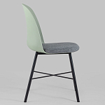 Стул из прочного пластика на металлическом основании Anora Green  варинант исполнения - 3 | Loft Concept в Казани