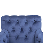 Кресло Addison Chic Armchair deep blue velour варинант исполнения - 4 | Loft Concept в Казани