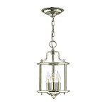 Подвесной светильник с прозрачным стеклянным цилиндрическим плафоном в классическом стиле на цепи Hinkley варинант исполнения - 21 | Loft Concept в Казани