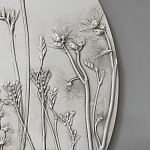 Панно Серые цветы варинант исполнения - 2 | Loft Concept в Казани