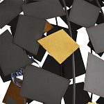 Люстра в форме сферы с декором из металлических квадратов Path to the Stars варинант исполнения - 1 | Loft Concept в Казани