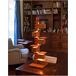 Торшер с каркасом из множества полок Links варинант исполнения - 4 | Loft Concept в Казани