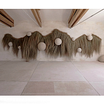 Большая дизайнерская Инсталляция из соломы RAFFIA Installation  варинант исполнения - 7 | Loft Concept в Казани