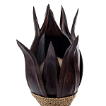 Настольная лампа черная INDONESIAN LAMPS 1 варинант исполнения - 2 | Loft Concept в Казани