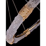 Люстра в форме кольца с золотым декором Warm Heavenly Light варинант исполнения - 3 | Loft Concept в Казани