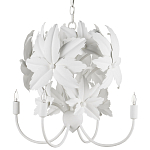 Люстра белая в виде цветков шиповника White Rosehip Flower варинант исполнения - 2 | Loft Concept в Казани