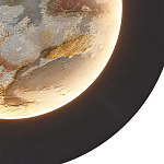 Бра в форме диска черного цвета Borders of Black варинант исполнения - 2 | Loft Concept в Казани