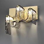 Бра волнистой формы из фактурного стекла Big Wave варинант исполнения - 3 | Loft Concept в Казани