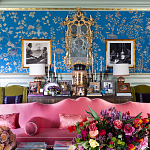 Обои ручная роспись Houghton Canton Blue варинант исполнения - 5 | Loft Concept в Казани