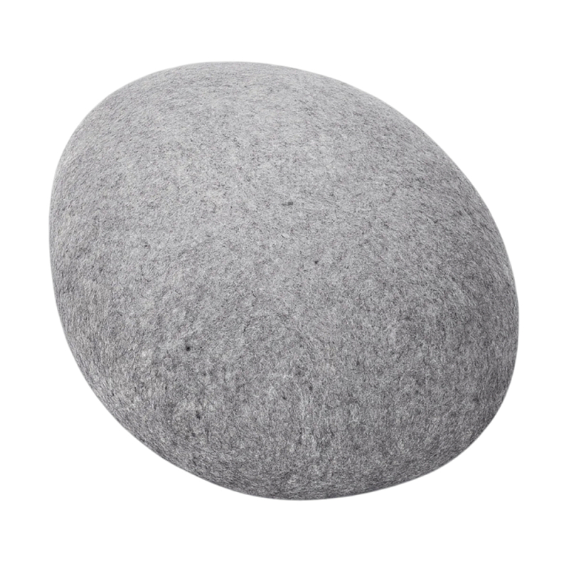 Пуф - Камень SOLID Серый Белый Светло-серый в Казани | Loft Concept 