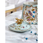 Шкатулка голубого цвета с рисунком и состаренным эффектом Eden Garden варинант исполнения - 8 | Loft Concept в Казани