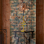 Обои ручная роспись Braganza Standard colourway on dyed paper варинант исполнения - 3 | Loft Concept в Казани