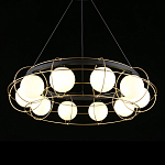 Люстра подвесная круглая с белыми плафонами Martin варинант исполнения - 1 | Loft Concept в Казани