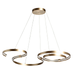 Люстра подвесная светодиодная в виде волнообразной ленты Ribbon Vortex варинант исполнения - 15 | Loft Concept в Казани