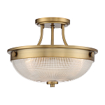 Потолочный светильник со стеклянным плафоном в виде купола Quoizel варинант исполнения - 11 | Loft Concept в Казани