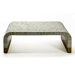 Стол журнальный Белый  BONE INLAY SIDE TABLE-Cream варинант исполнения - 2 | Loft Concept в Казани