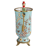 Ваза с двумя птичками из фарфора с бронзовыми элементами Garden of Eden варинант исполнения - 3 | Loft Concept в Казани