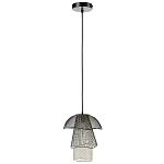Подвесной светильник Black Grey Mesh Tube Lampshade Hanging Lamp варинант исполнения - 2 | Loft Concept в Казани