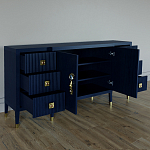 Большой Комод-буфет Elsa Dreams Blue с ящиками варинант исполнения - 6 | Loft Concept в Казани