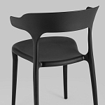 Черный стул из прочного PP-пластика JORIS варинант исполнения - 5 | Loft Concept в Казани
