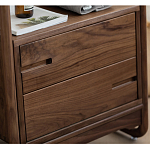 Вешалка деревянная с 2- мя ящиками Moon Walnut Furniture варинант исполнения - 8 | Loft Concept в Казани