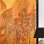 Обои ручная роспись в стиле Арт-деко Hippolyta’s Forest Colourway 263 on Deep Rich Gold gilded paper варинант исполнения - 2 | Loft Concept в Казани